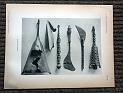 zz-lusc19,tafel 105 benin nigeria,bronze-glocke und -messer